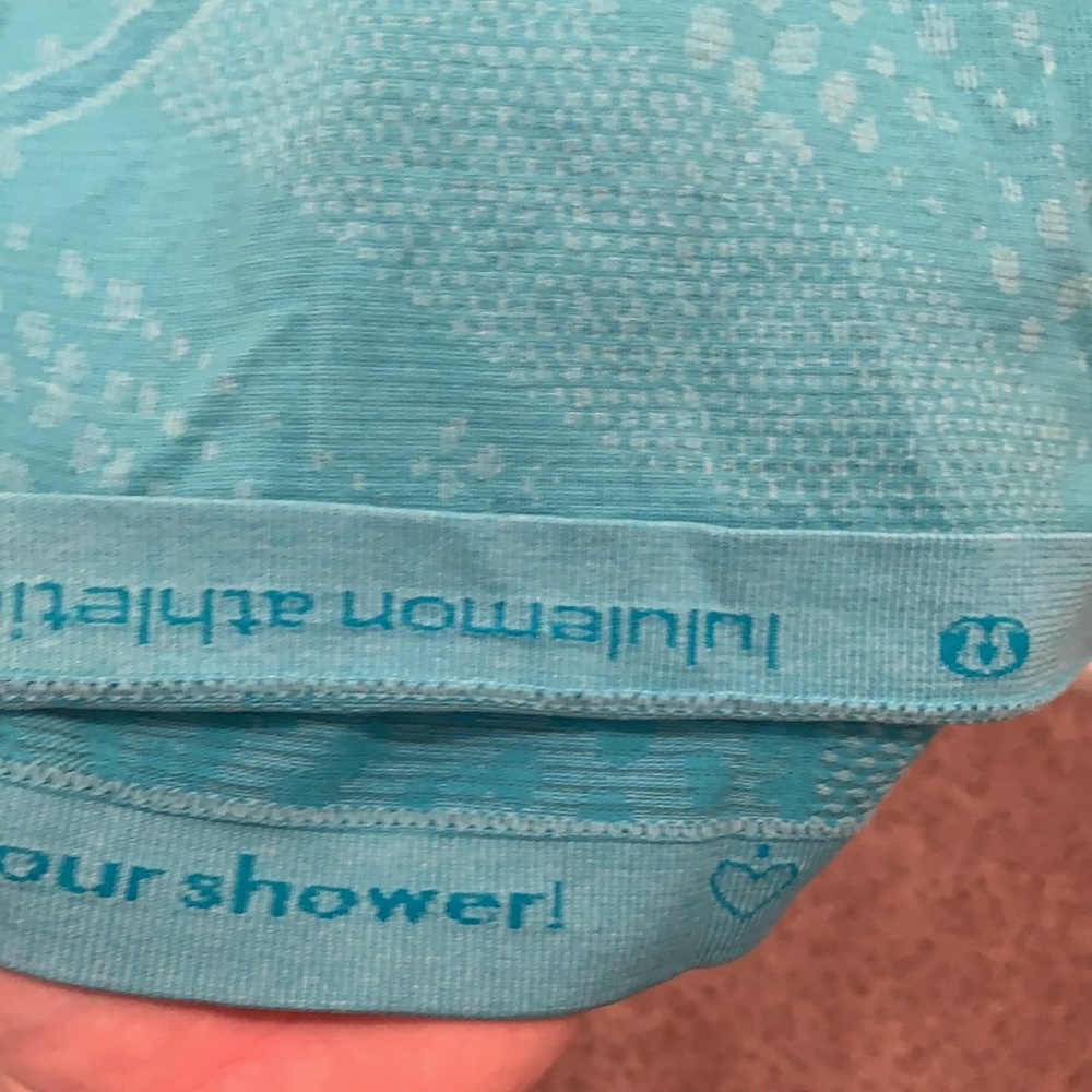 Lululemon Blue Racerback Tank - Picture 3 of 4